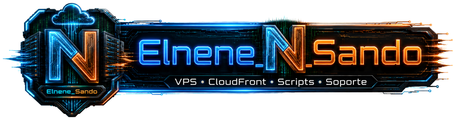 Elnene_Sando · VPS · Dominios CloudFront · Soporte